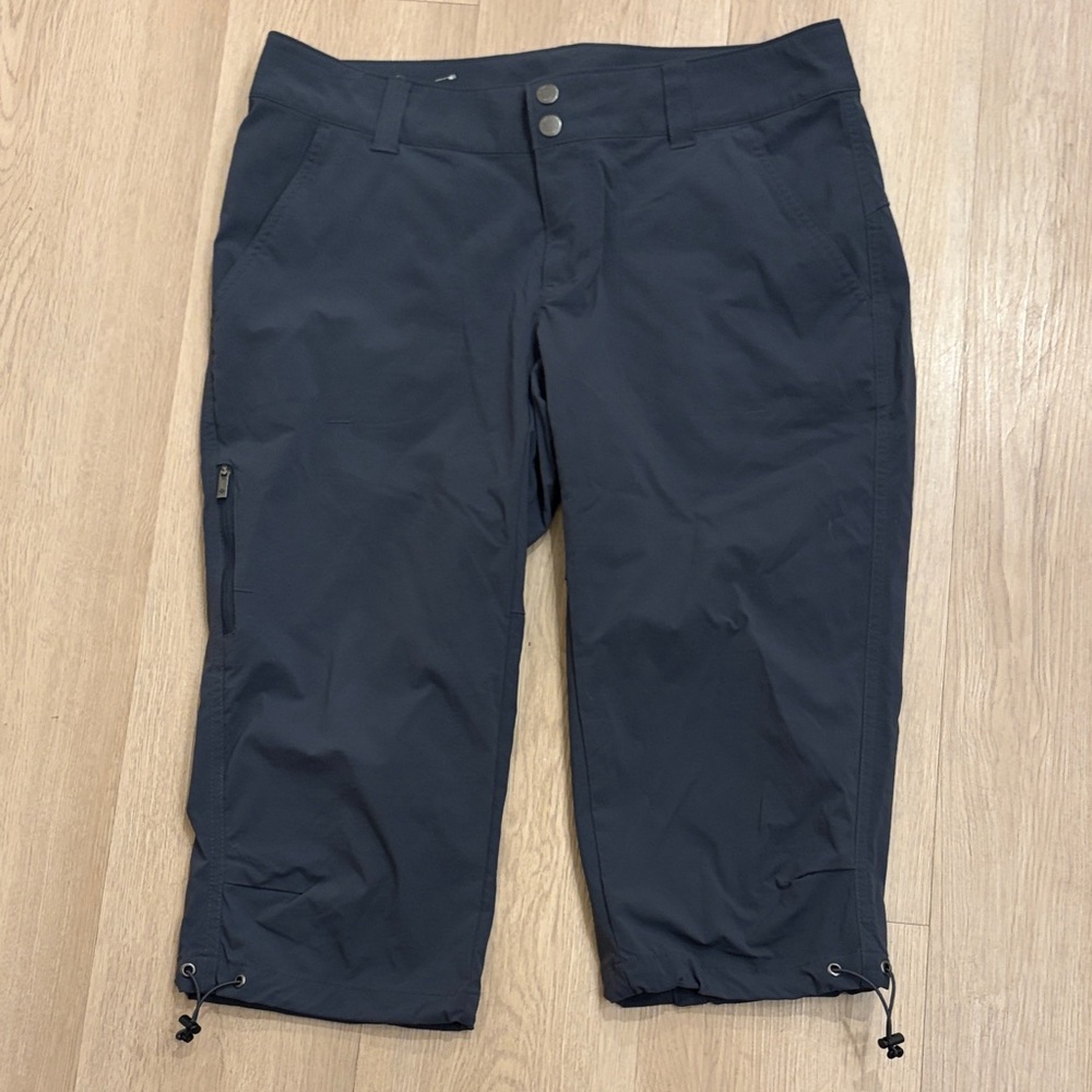 Columbia Saturday Trail Knee Pant Lightweight Dark Gray Outdoor Capris
